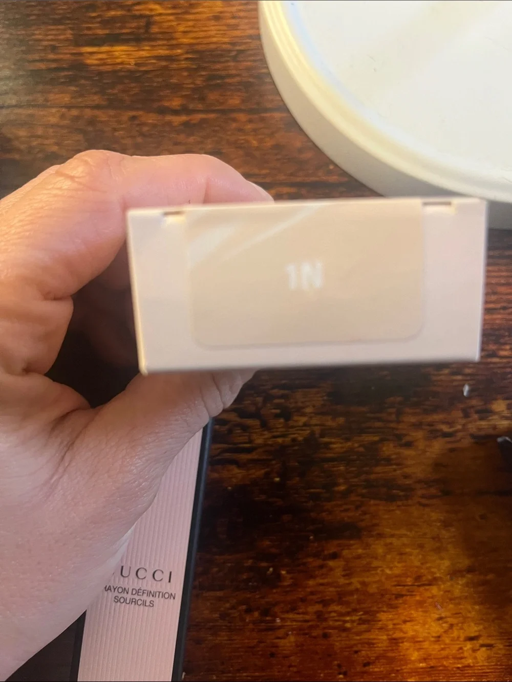 Gucci Powder Eyebrow Pencil & Eye Contour Duo — Light Blush Packaging
